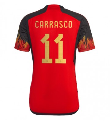 Belgia Yannick Carrasco #11 Hjemmedrakt VM 2022 Kortermet